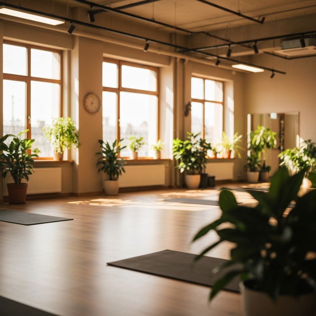 Modern wellness studio